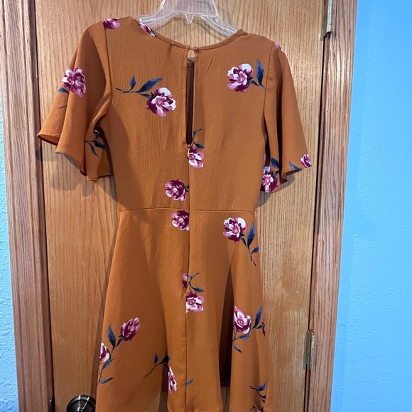 Inspired hearts Brown Floral Dress - Picture 6 of 8